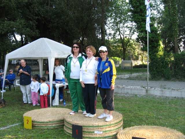 Podio Femminile all'evento "Trofeo Braille"